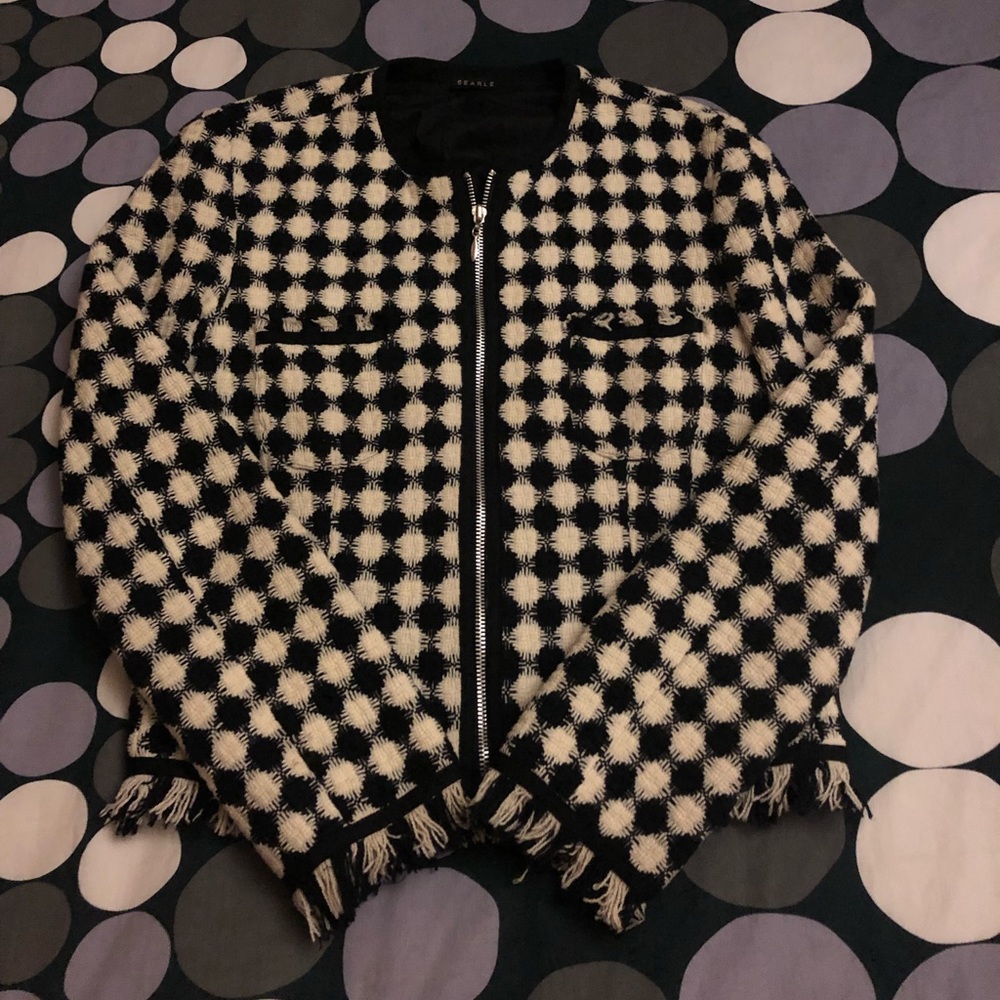 Vintage Searle Black & White Jacket